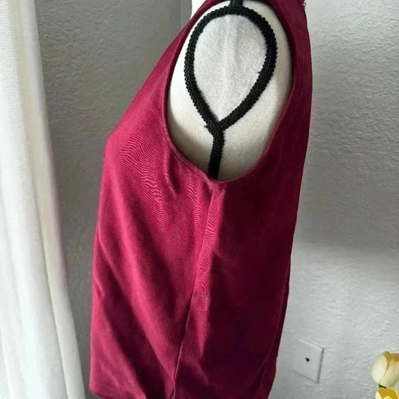 J.Crew Jeweled button-back ponte top - Picture 7 of 8